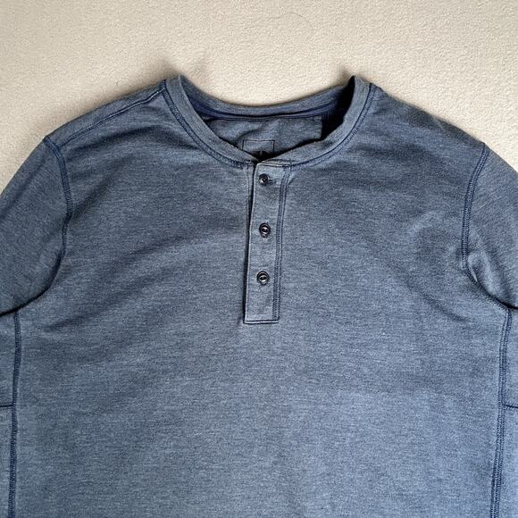The North Face Mens Sz L Henley 1/4 button popover - Picture 2 of 9